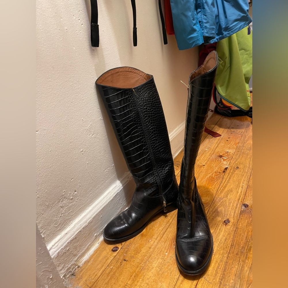 Massimo Dutti Equestrian Riding Boots made in Spain sz 38